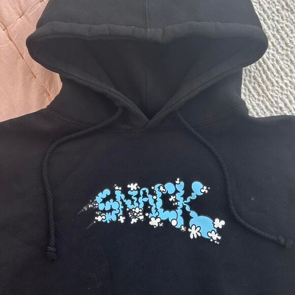 Snack Skateboards Vapors Black Hoodie Sweatshirt - Small Mens - Vaporz - Picture 3 of 4